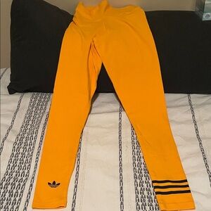 Adidas Kids Bright Yellow Leggings